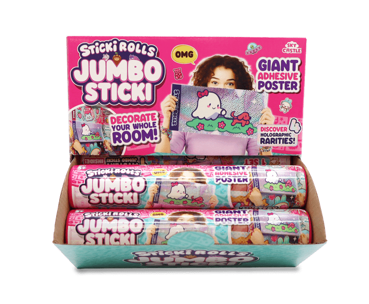 Sticki Rolls Jumbo Sticki Mystery Roll CDU