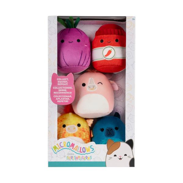 Squishmallows Original Micromallows Plush 5-Pack Assortment