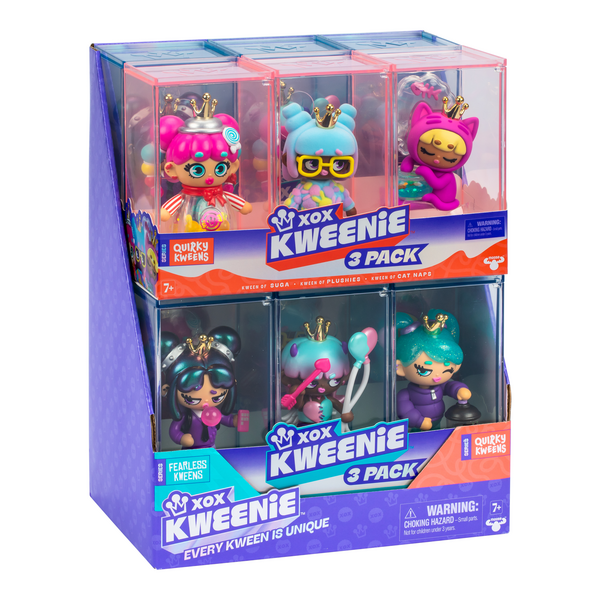 XOX Kweenies 3 Pack CDU 