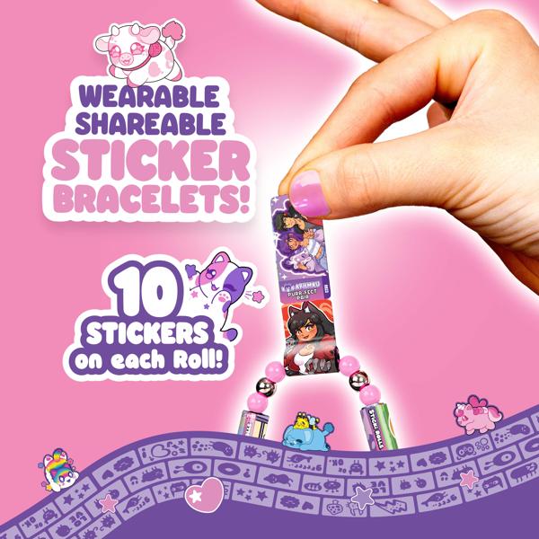 Sticki Rolls x Aphmau  Limited Edition Pendant & Bracelet Set 