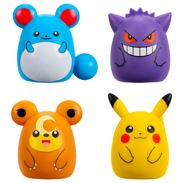 Squish-a-longs Pokémon Mini-Squish 4-Pack
