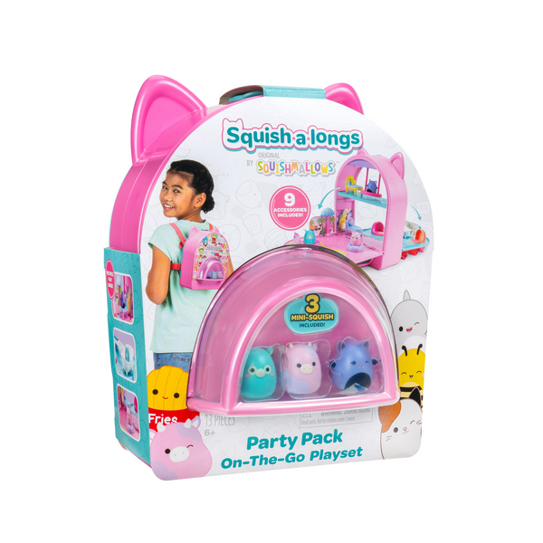 Squish-a-longs Party Pack On-the-Go Playset – Series 1