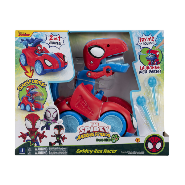 MARVEL Spidey and His Amazing Friends Spidey-Rex Racer