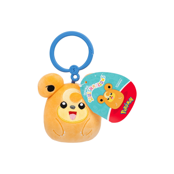 Pokemon Squishmallows 3.5 Inch Clip-On Plush