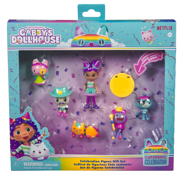 Gabby’s Dollhouse Celebration Deluxe Figure Gift Pack