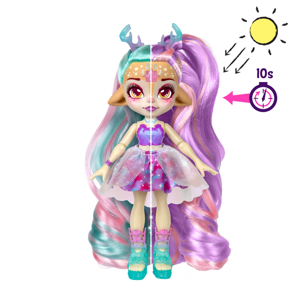 Magic Mixies Pixlings S2 Galaxy Hair Doll Single Pack