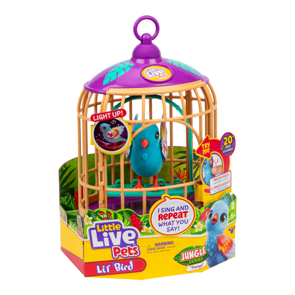 Little Live Pets Lil’ Bird Bird & Cage Pango