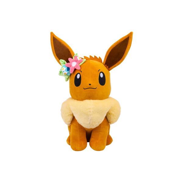 Pokemon Eevee with Flower Crown 24-Inch Plush