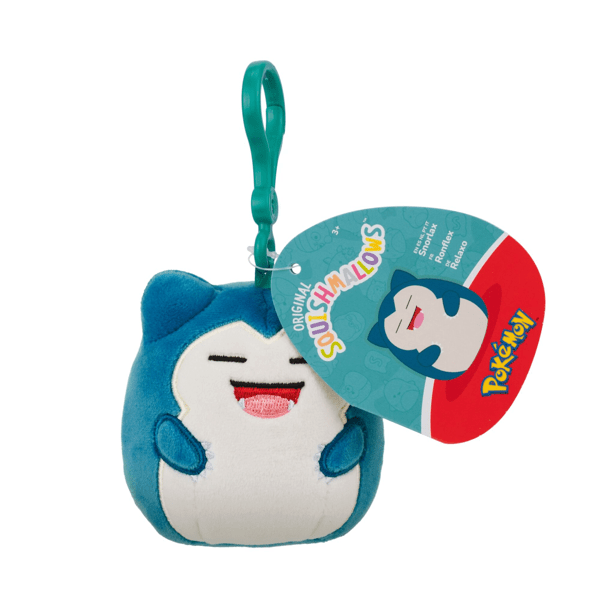 Pokemon Squishmallows 3.5 Inch Clip-On Plush