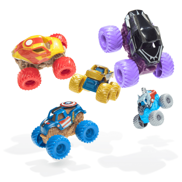 Monster Jam Minis Marvel 5 Pack