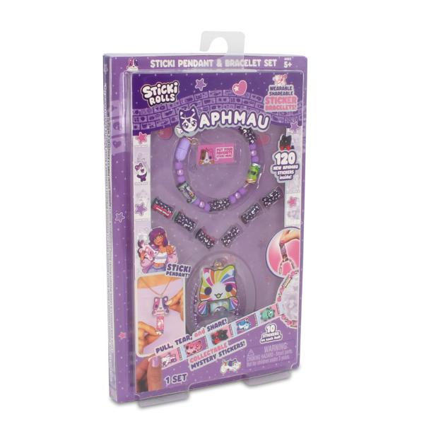 Sticki Rolls x Aphmau  Limited Edition Pendant & Bracelet Set 