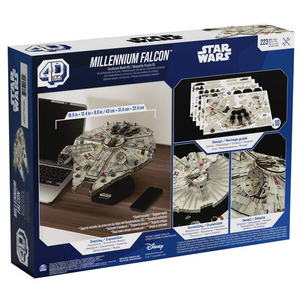 4D Build Star Wars Millennium Falcon 3D Model Kit