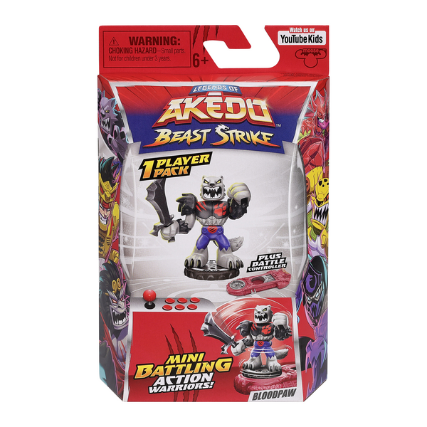 The Legends of Akedo Beast Strike 1 Player Pack