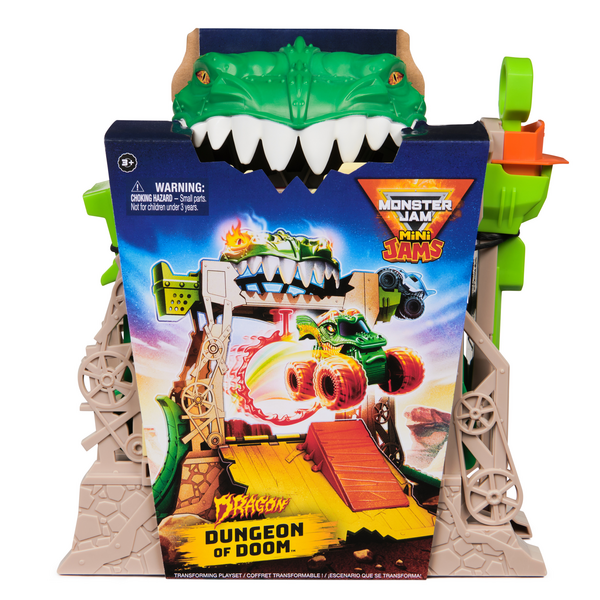 Monster Jam Mini Dragon Dungeon of Doom Playset