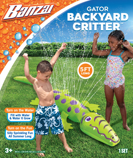 Banzai Gator Backyard Critter Sprinkler