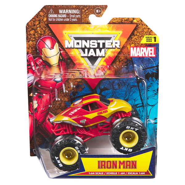 Monster Jam 1:64 Marvel Single Packs