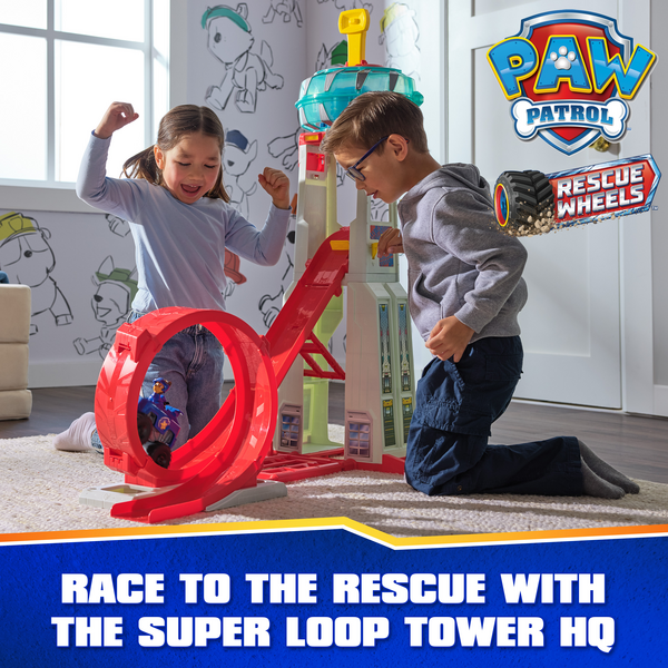 PAW Patrol: Rescue Wheels Super Loop Tower HQ