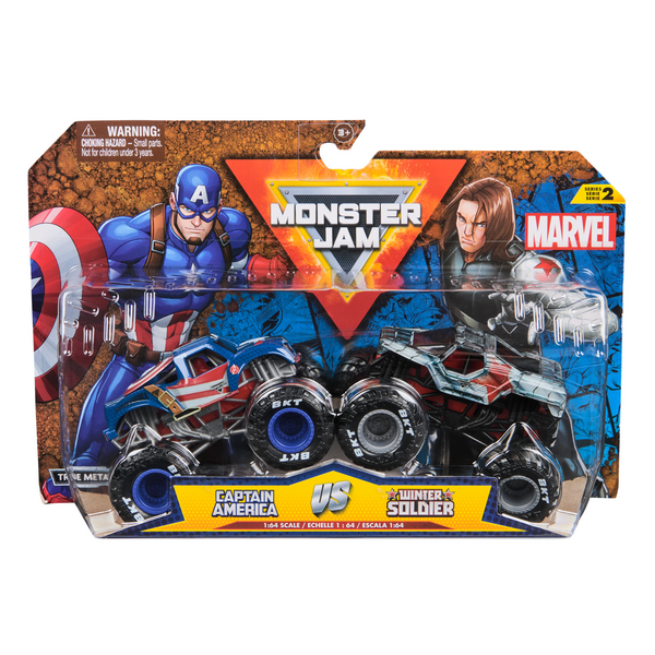 Monster Jam 1:64 Marvel 2 Pack