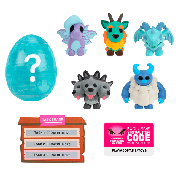 Adopt Me Mystery Pets Eggs 2023 Roblox w Virtual Item Code Lot of