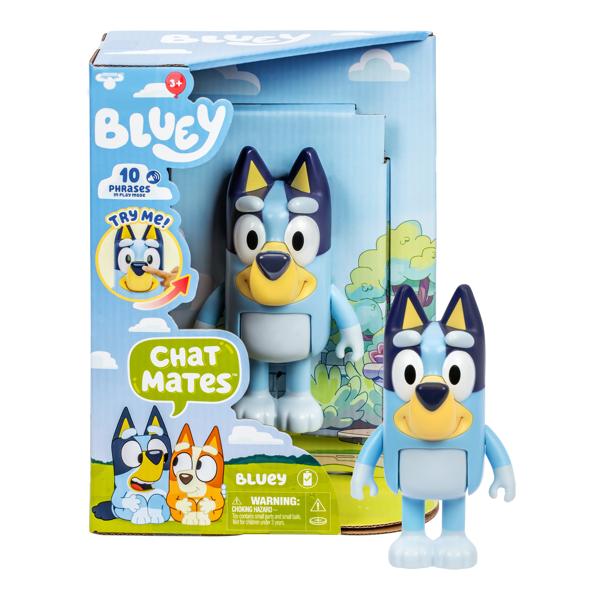 Bluey Chat Mates Talking Figures Single Pack Assorted 