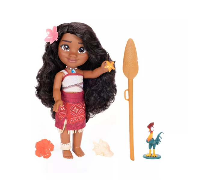 Disney Moana 2 My Singing Friend 14″ Moana Doll & Heihei