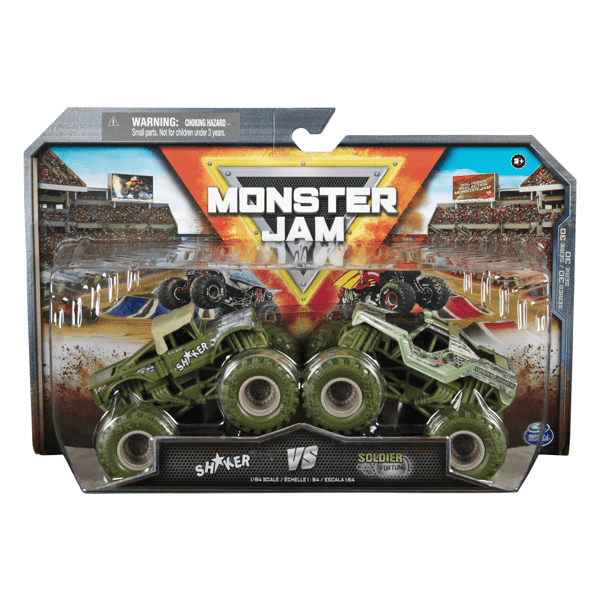 Monster Jam 1:64 2 Pack Assorted