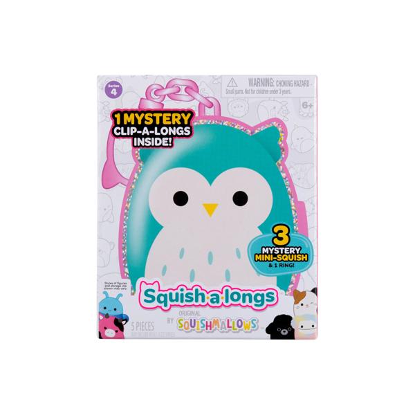 Squish-a-longs Clip-a-longs Pack – Series 4 Assortment