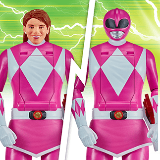 Power Rangers Auto-Morphin Ranger Figures Assorted