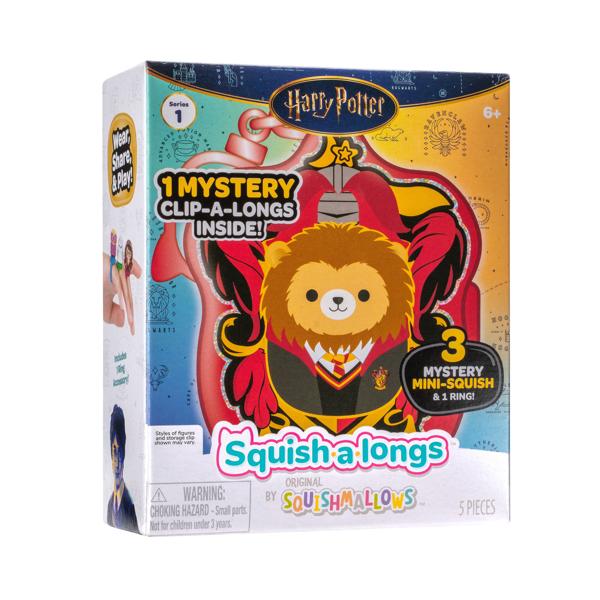 Squish-a-longs “Harry Potter” Clip-a-longs Mini-Squish Mystery Pack Assorted