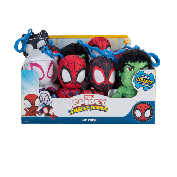 Spidey and Friends Push Clip Assortment 