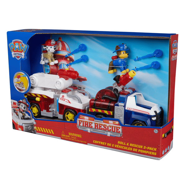 PAW Patrol, Fire Rescue Roll & Rescue 2-Pack
