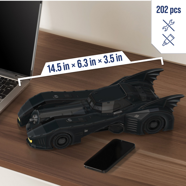 4D Build DC Batman Retro Batmobile 3D Puzzle Model