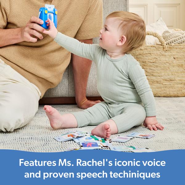Ms. Rachel Official First Words Talking Flash Cards with Electronic Reader