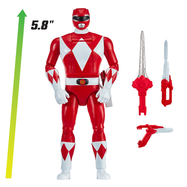 Power Rangers Auto-Morphin Ranger Figures Assorted