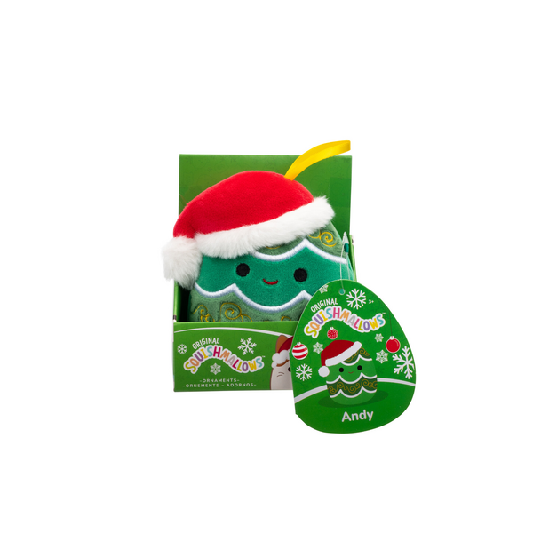 Squishmallows Original 4-Inch Christmas Ornaments Assorted