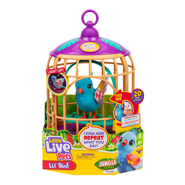 Little Live Pets Lil’ Bird Bird & Cage Pango