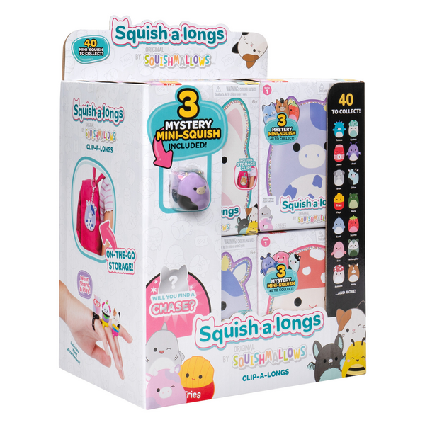 Squish-a-longs Clip & Go – Series 1 Assortment