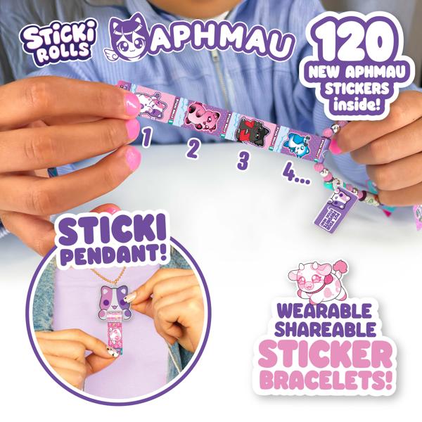 Sticki Rolls x Aphmau  Limited Edition Pendant & Bracelet Set 
