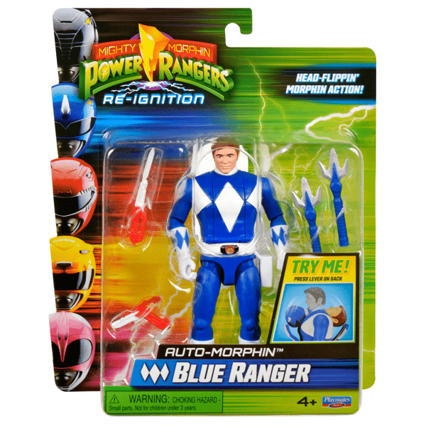 Power Rangers Auto-Morphin Ranger Figures Assorted