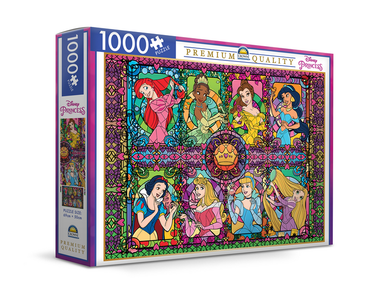 Crown Premium Disney Princess & Classics – 1000 Piece Puzzles Assorted