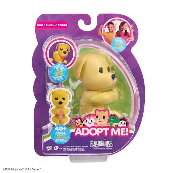 Fingerlings Adopt Me! Dog, Interactive Pet