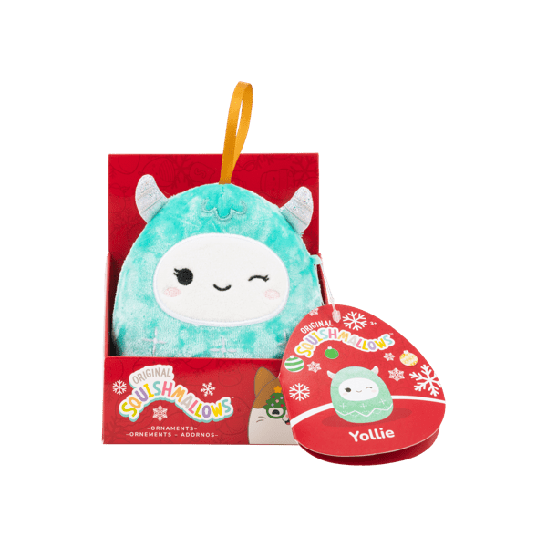Squishmallows Original 4-Inch Holiday Ornaments Assorted