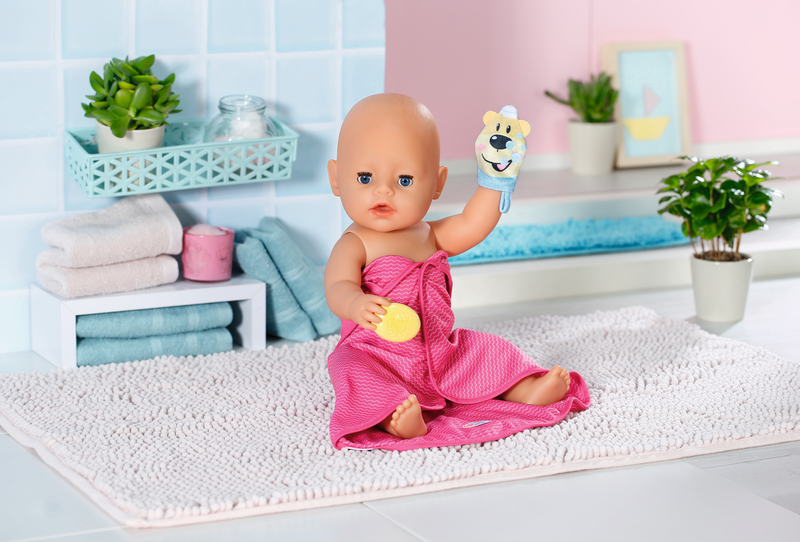 Baby Born Bath Hooded Towel Set 