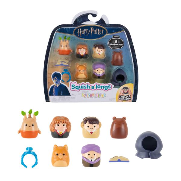 Squish-a-longs “Harry Potter” Mini-Squish + Accessory 6-Pack Assorted