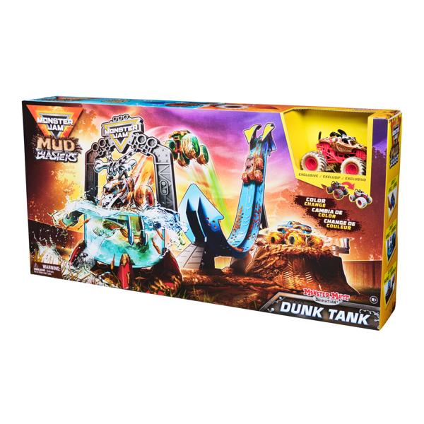 Monster Jam Truck Mud Blasters Truck Wash Playset