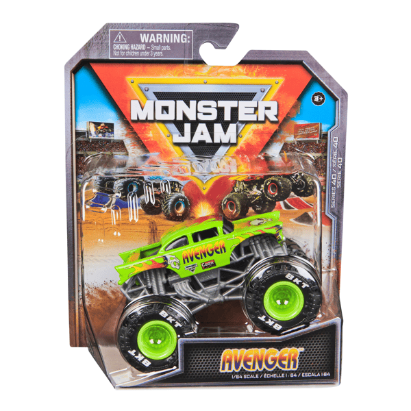 Monster Jam 1:64 Single Pack Assorted