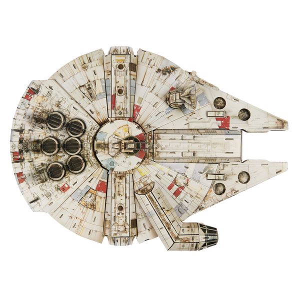 4D Build Star Wars Millennium Falcon 3D Model Kit