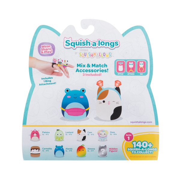 Squish-a-longs 8 Pack – Series 1 Assortment