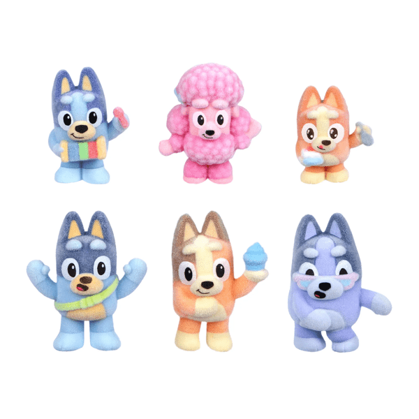 Bluey Fuzzies Deluxe Figure Pack
