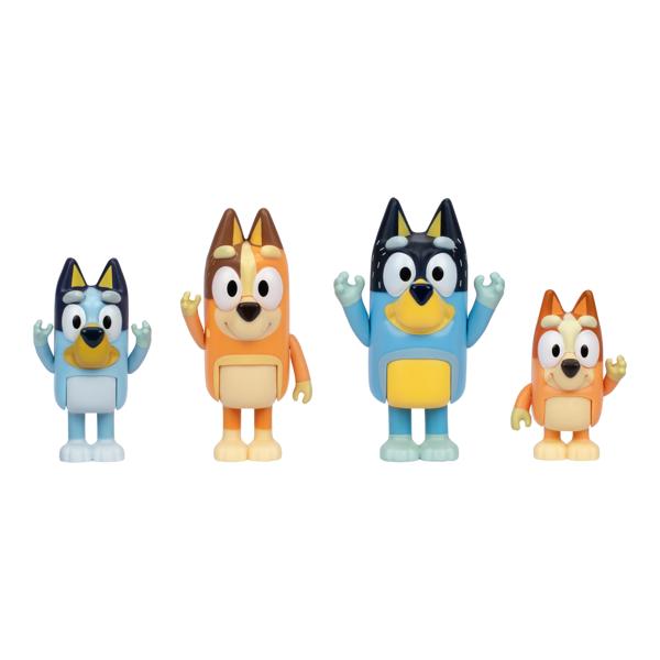 Bluey Figure 4 Pack